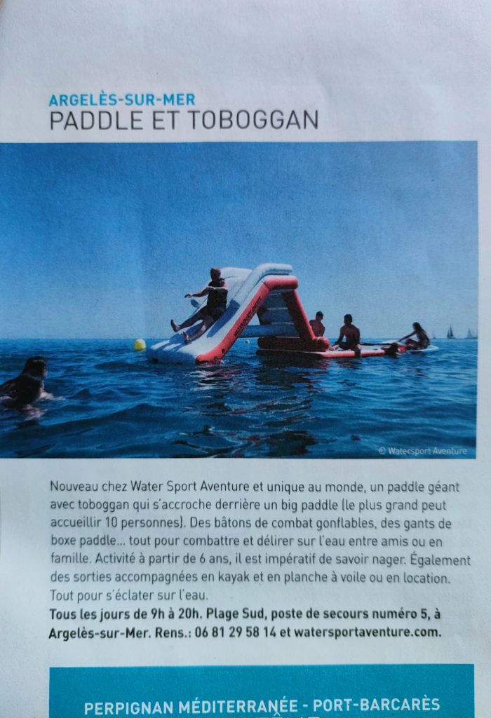 Article journal des plages Argeles